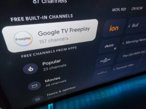 google tv freeplay