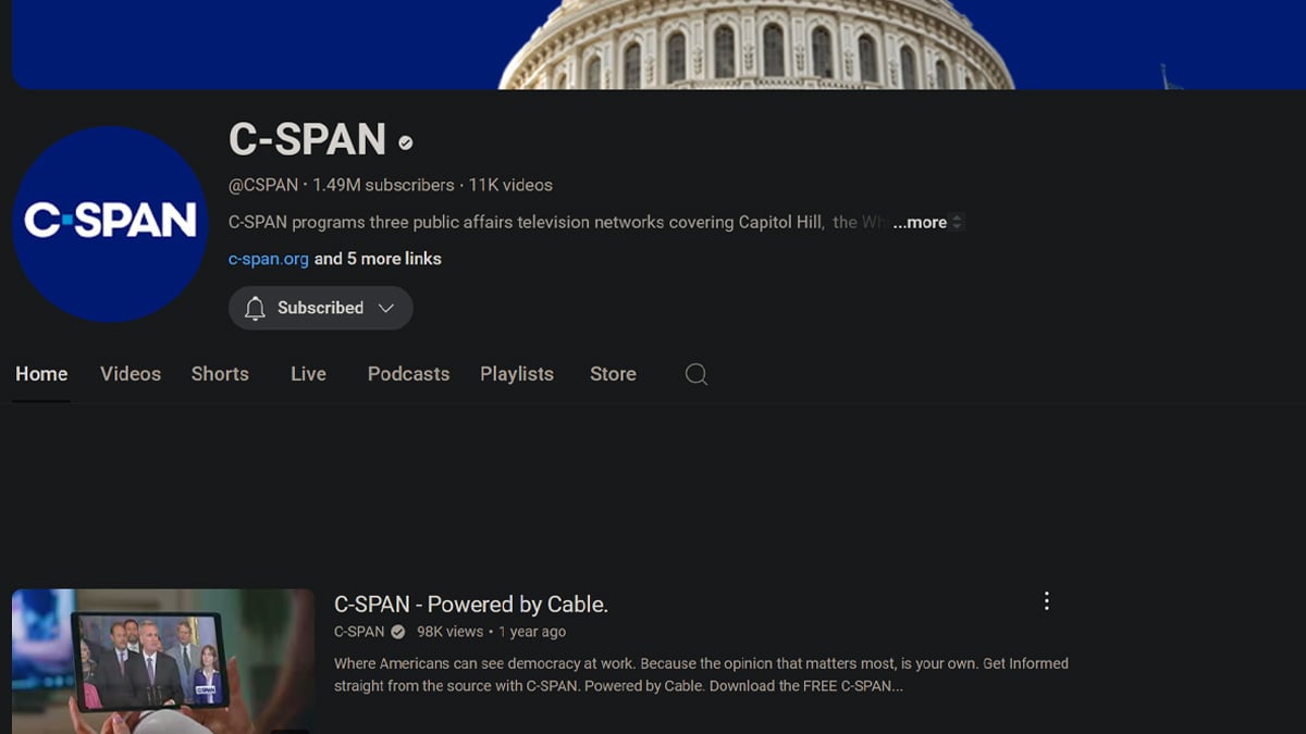 cspan without cable